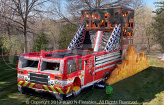 18'H Fire Rescue Jr. Obstacle by Cutting Edge