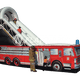 18'H Fire Truck Slide by Cutting Edge