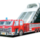 22'H Big Red Fire Truck Slide by Cutting Edge