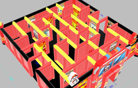 Fire Escape Maze | Commercial Inflatable Maze IG5467