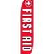 First Aid Feather Flag