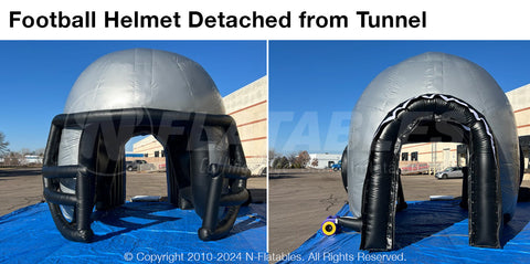 Football Helmet Tunnel™ by Cutting Edge