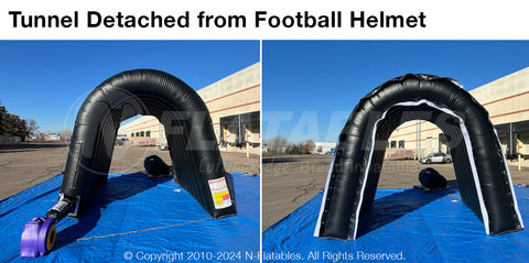 Football Helmet Tunnel™ by Cutting Edge