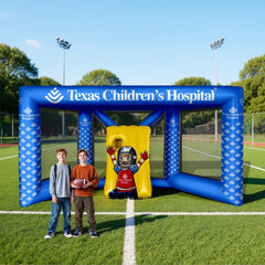 14' Inflatable Football Toss by Ultimate Jumpers