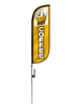 Image of Fresh Hot Coffee Feather Flag