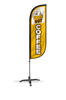 Image of Fresh Hot Coffee Feather Flag