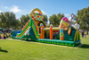 Image of Easter Bunny Wonderland Commercial Inflatable Obstacle Course - IG5101-EBW