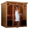 Image of Golden Designs "Monaco" 6 Person Near Zero EMF FAR IR Sauna (GDI-6996-01)