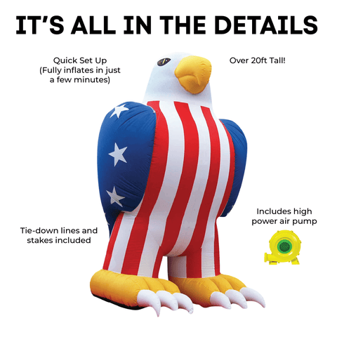 20ft Giant Inflatable Eagle