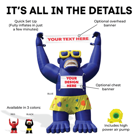 20ft Giant Gorilla Inflatable