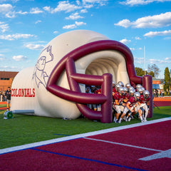 Inflatable Football Helmet Tunnel