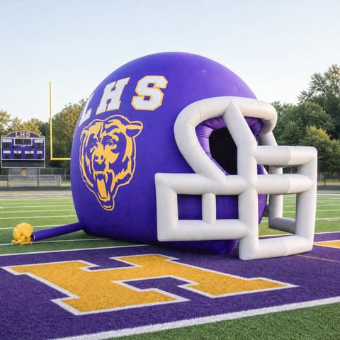 Inflatable Football Helmet Tunnel