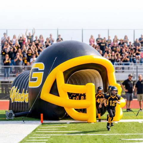 Inflatable Football Helmet Tunnel