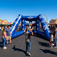 Custom Inflatable Football Quarterback Challenge Game
