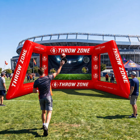Custom Inflatable Football Quarterback Challenge Game
