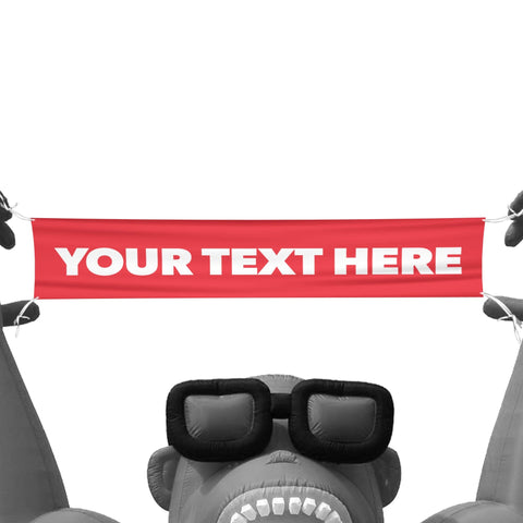 Custom Replacement Banners for Giant Inflatable Gorilla