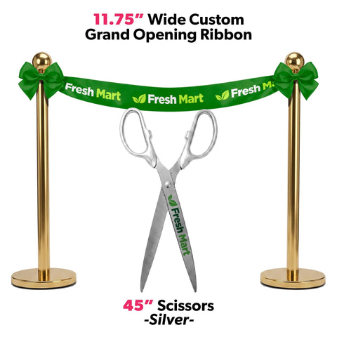 Grand Opening Ribbon Cutting Package w/ Giant Scissors