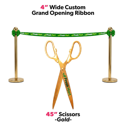 Grand Opening Ribbon Cutting Package w/ Giant Scissors