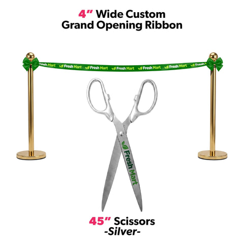 Grand Opening Ribbon Cutting Package w/ Giant Scissors