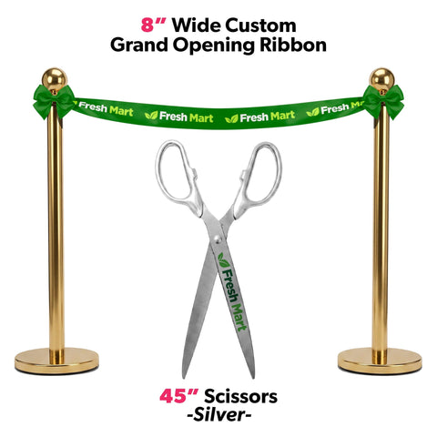 Grand Opening Ribbon Cutting Package w/ Giant Scissors