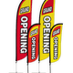 Grand Opening Feather Flag