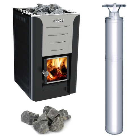 44 Pounds Harvia KIP Sauna Heater Stones Replacement by Aleko