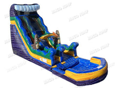 19 FT Hawaiian Wet and Dry Water Slide