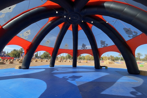 Custom Inflatable Outdoor Gathering Tent | Branded & Themed Inflatable Shelter - AD9475