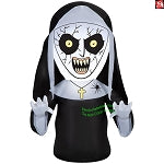 3.5' Gemmy Airblown Inflatable Halloween The Nun