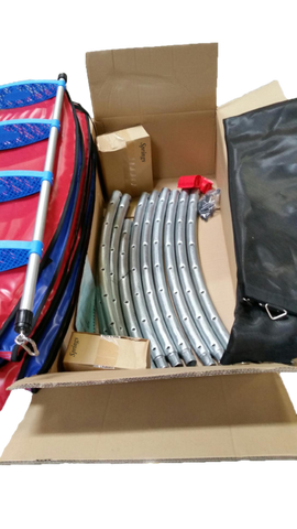 water trampoline hardware