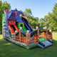 24' Halloween Double Lane Slide by Happy Jump