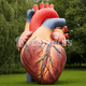Inflatable Heart Display by Cutting Edge