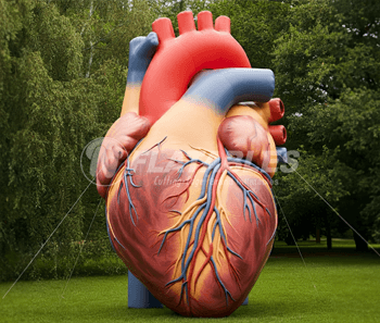 Inflatable Heart Display by Cutting Edge