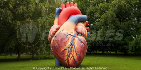 Inflatable Heart Display by Cutting Edge