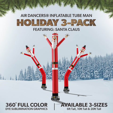 Air Dancers® Santa Claus 3-Pack
