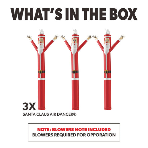 Air Dancers® Santa Claus 3-Pack