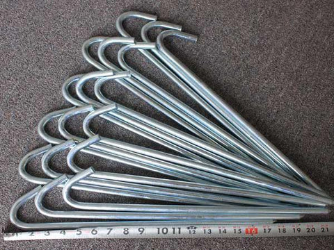 (32) 18" Hook Stakes (1/2"D)