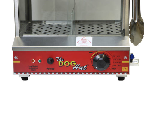 Dog Hut Hotdog Steamer Front Cover with Thermostat