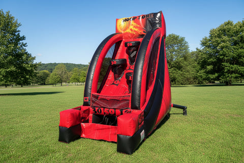 Hoop Zone (Marble Red) |  Commercial Inflatable Interactive Game - IG5355-1M