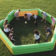 18'H Rainbow Screamer Slide W/ Slip N Slide by MoonWalk USA