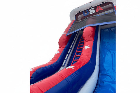 16 Foot Patriotic Inflatable Slide