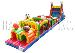 18'H Obstacle Course 3 Plus Sports Theme by Happy Jump