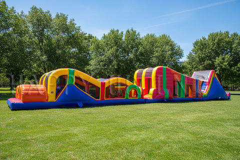 Extreme Rush Z-Rider (Commercial Inflatable Zipline Obstacle Course) - IG5200