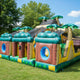15'H 3 Piece Tropical Obstacle Course by Happy Jump