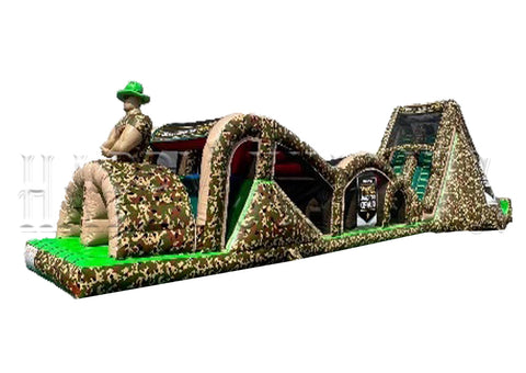 Extreme Rush Commercial Inflatable Obstacle Course (Camo) - IG5240-1CC