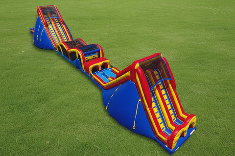 131' Hercules Challenge  commercial inflatable obstacle course - IG5249