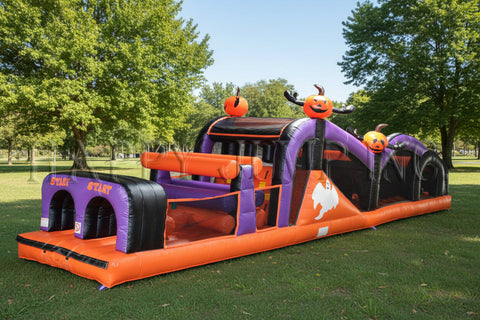 Hercules Challenge Commercial Inflatable Obstacle Course (Halloween) - IG5249-H
