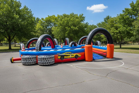 Turbo 1000 Race Track | Commercial Inflatable Interactive Game - IG5455