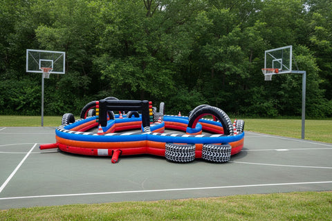 Turbo 1000 Race Track | Commercial Inflatable Interactive Game - IG5455