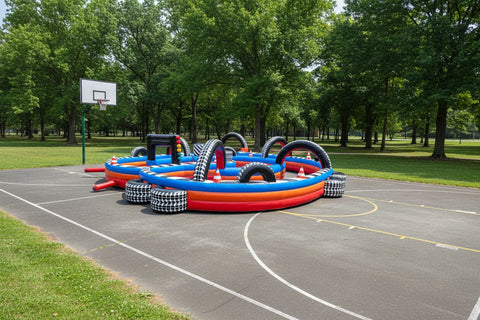 Turbo 1000 Race Track | Commercial Inflatable Interactive Game - IG5455